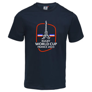 Eiffel Tower T-Shirt - Navy - Official Rugby World Cup 2023 Shop
