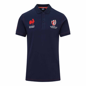 France Rugby x RWC Cotton Polo - Navy - Official Rugby World Cup 2023 Shop