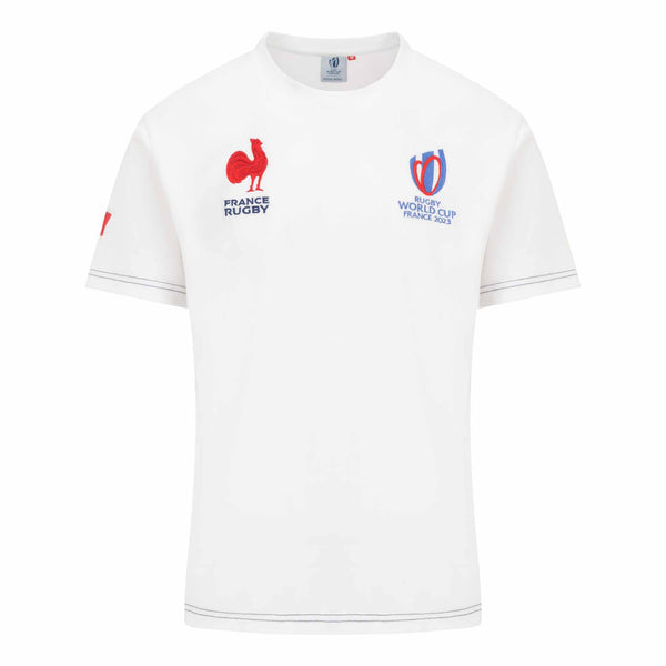 France Rugby x RWC Cotton T-shirt - White - Official Rugby World Cup 2023 Shop