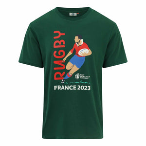 Halfback T-Shirt - Dark Green - Official Rugby World Cup 2023 Shop