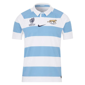 Nike Men's Argentina Rugby World Cup 2023 Stadium Home Shirt - White |RWC2023 Replica Shirt | UAR Nike RWC2023 | Absolute Rugby