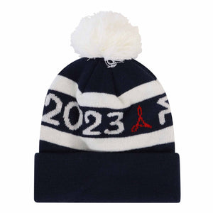 Rugby World Cup 2023 Bobble Beanie - Navy - Official Rugby World Cup 2023 Shop