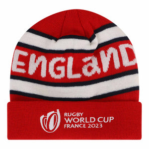 Rugby World Cup 2023 England Beanie - Red - Official Rugby World Cup 2023 Shop