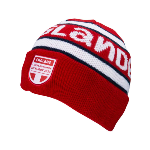 Rugby World Cup 2023 England Beanie - Red - Official Rugby World Cup 2023 Shop