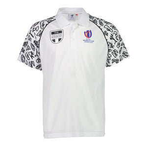 Rugby World Cup 2023 Fiji Polo - White - Official Rugby World Cup 2023 Shop