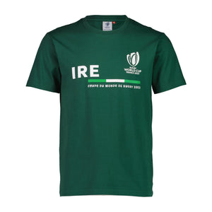 Rugby World Cup 2023 Ireland Supporter T-Shirt - Bottle Green - Official Rugby World Cup 2023 Shop