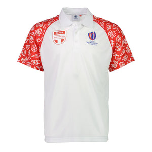 Rugby World Cup 2023 Japan Polo - White - Official Rugby World Cup 2023 Shop