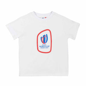 Rugby World Cup 2023 Kid's Logo T-Shirt - White - Official Rugby World Cup 2023 Shop