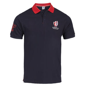 Rugby World Cup 2023 Logo Polo - Navy - Official Rugby World Cup 2023 Shop