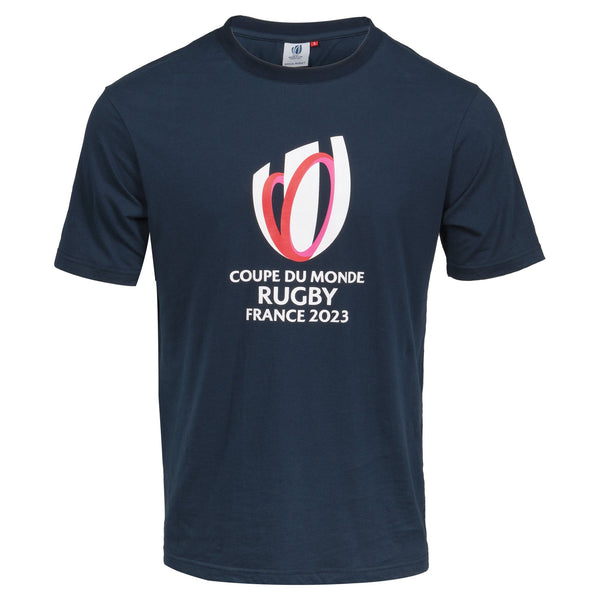 Rugby World Cup 2023 Logo T-Shirt - Navy - Official Rugby World Cup 2023 Shop