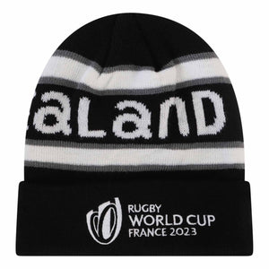 Rugby World Cup 2023 New Zealand Beanie - Black - Official Rugby World Cup 2023 Shop