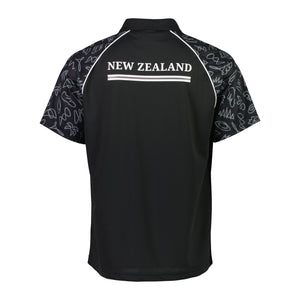 Rugby World Cup 2023 New Zealand Polo - Black - Official Rugby World Cup 2023 Shop