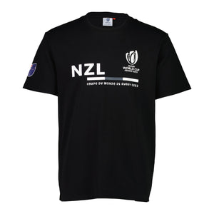 Rugby World Cup 2023 New Zealand Supporter T-Shirt - Black - Official Rugby World Cup 2023 Shop