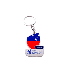 Rugby World Cup 2023 Samoa Flag Keyring - Official Rugby World Cup 2023 Shop
