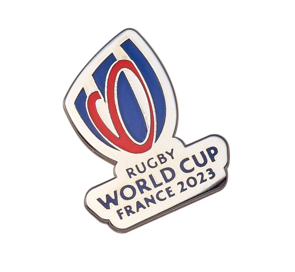 Rugby World Cup 2023 Silver Logo Pin - Official Rugby World Cup 2023 Shop