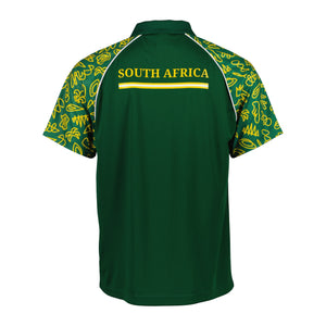 Rugby World Cup 2023 South Africa Polo - Bottle Green - Official Rugby World Cup 2023 Shop