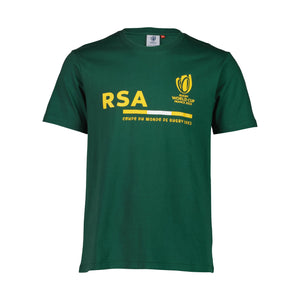 Rugby World Cup 2023 South Africa Supporter T-Shirt - Bottle Green - Official Rugby World Cup 2023 Shop