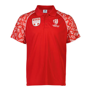 Rugby World Cup 2023 Wales Polo - Red - Official Rugby World Cup 2023 Shop