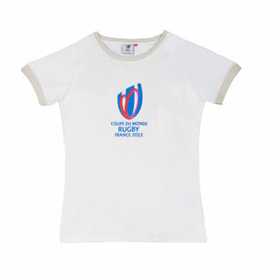 Rugby World Cup 2023 Women's Logo T-shirt - Grey - Official Rugby World Cup 2023 Shop