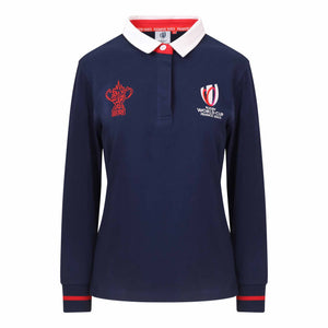 Womens Long Sleeve Logo Rugby - Official Rugby World Cup 2023 Shop